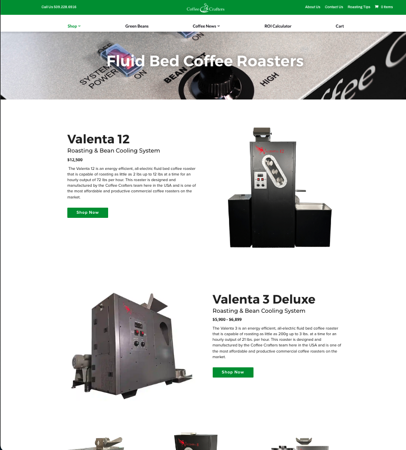 Coffee Roasters - before