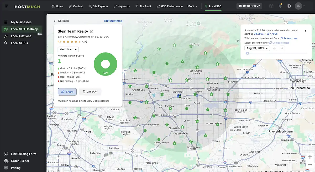 seo local heatmap