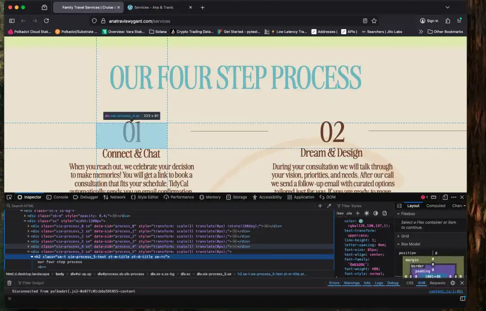 Read Entirly Out - Ana & Travis