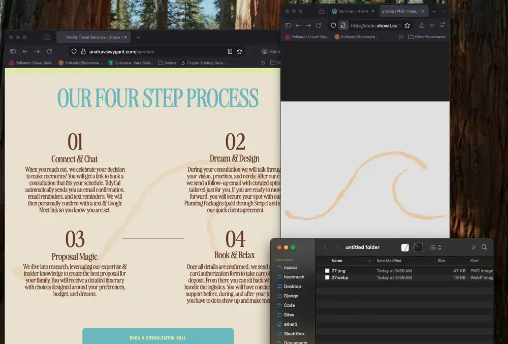 Unnecessarily Large Images - Ana & Travis